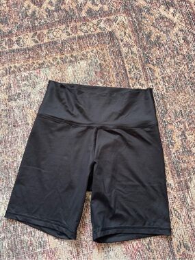aerie Black High-Waist Bike Shorts